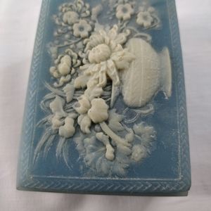 Blue stone jewelry box